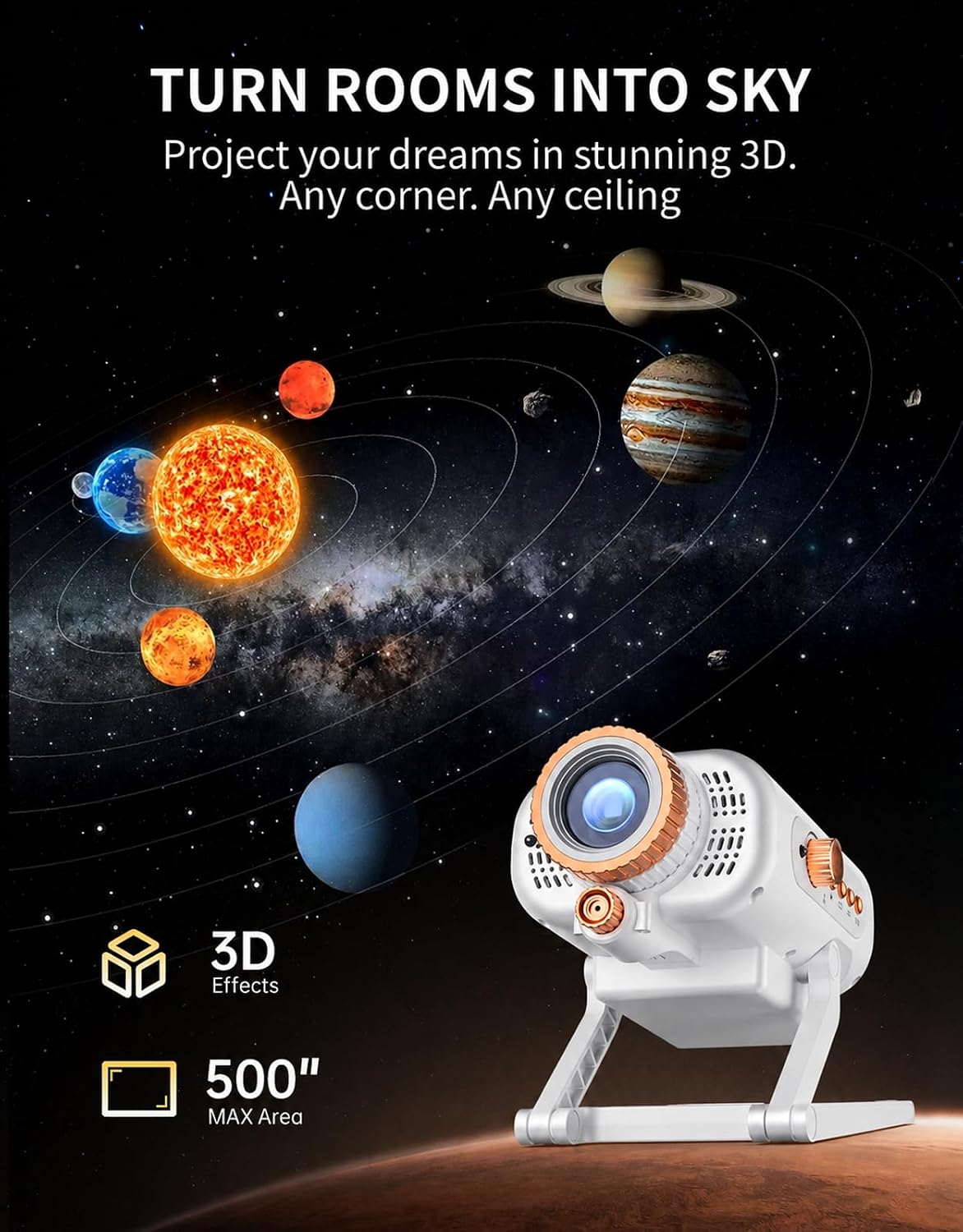 3D Galaxy Projector