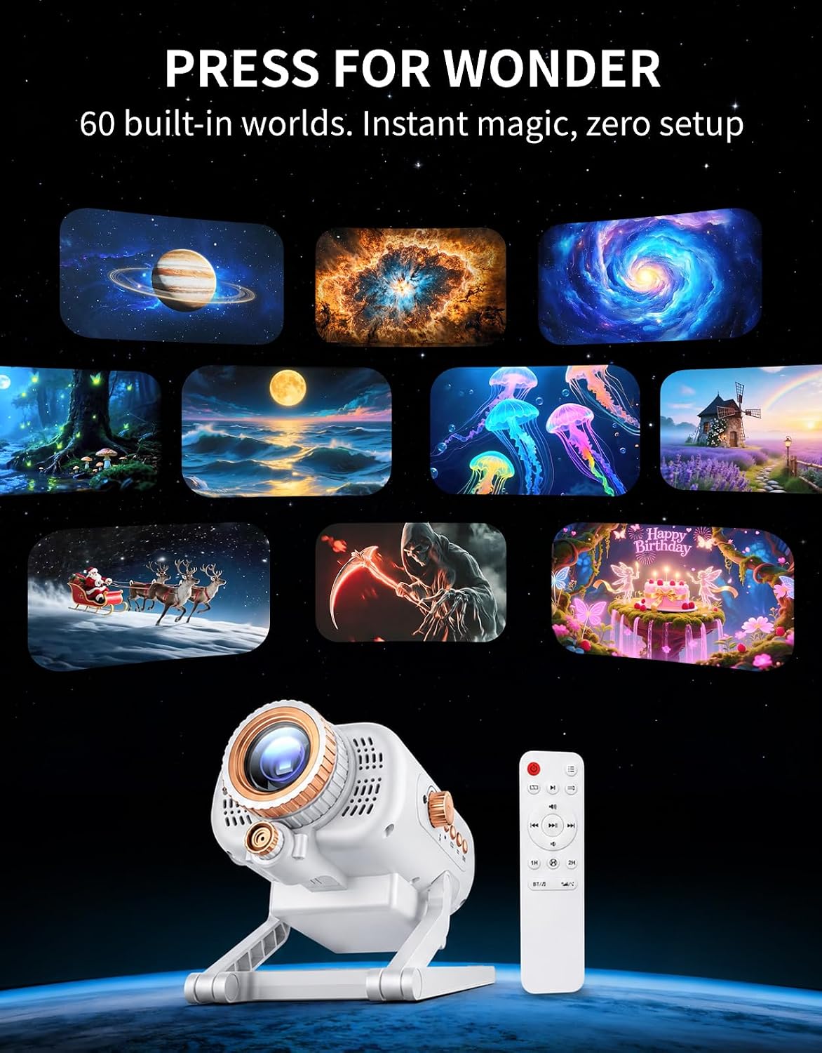 3D Galaxy Projector