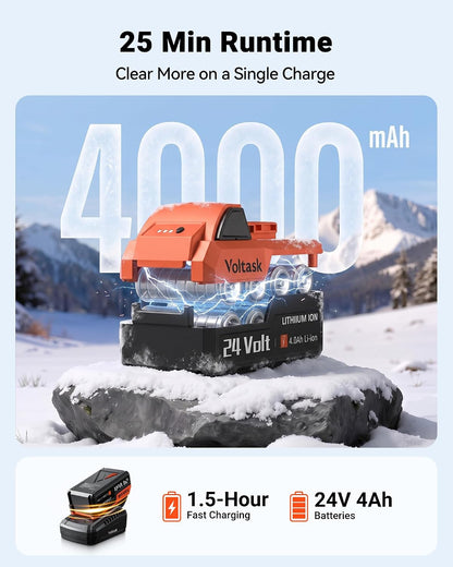 24V Cordless Electric Snow Shovel