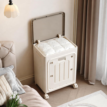 2-Pack Rolling Laundry Hampers with Lids