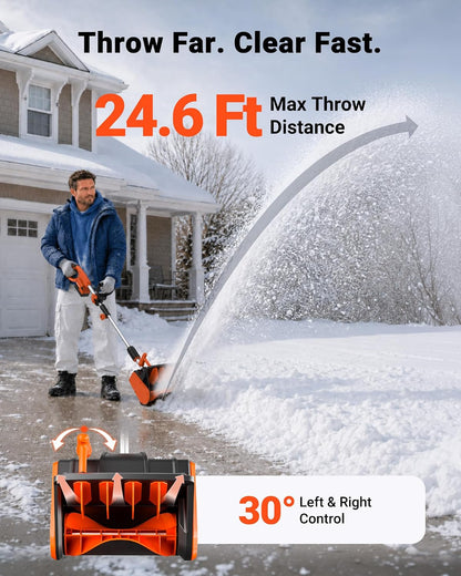 24V Cordless Electric Snow Shovel