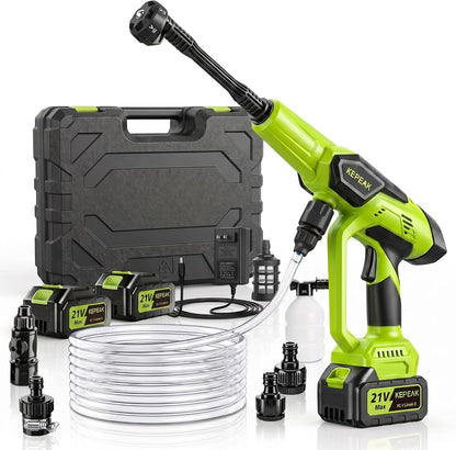 Cordless Pressure Washer – 1450 PSI Portable Power Cleaner with 6-in-1 Nozzle